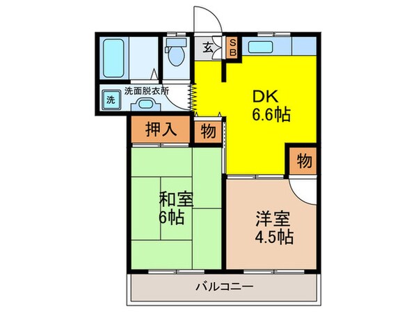 アルピナ中野の物件間取画像